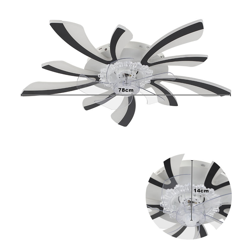 78cm Creative Ceiling Fan with LED Lights