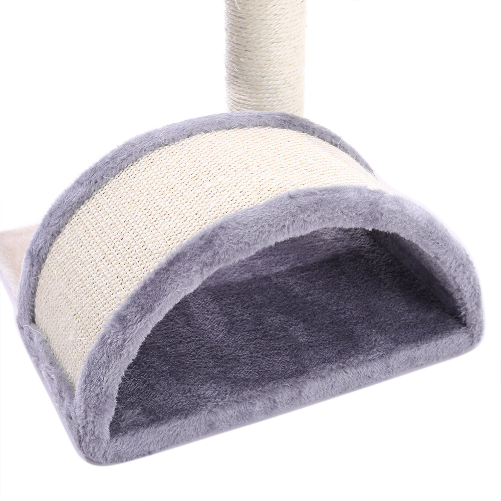 Sisal Cat Scratching Post with Plush Perch