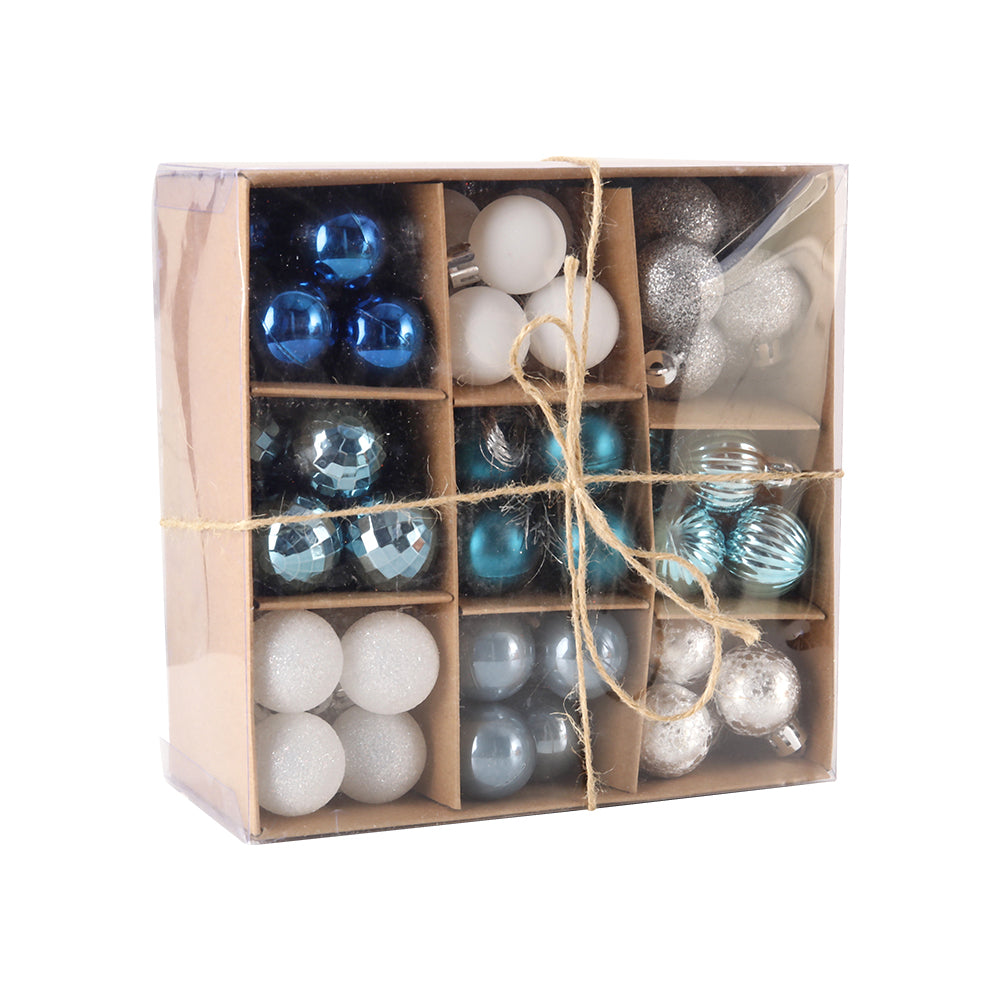 99Pcs Christmas Balls Ornaments for Xmas Tree Hanging Decorations