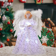 Angel Christmas Tree Topper with LED Lights Home Decor