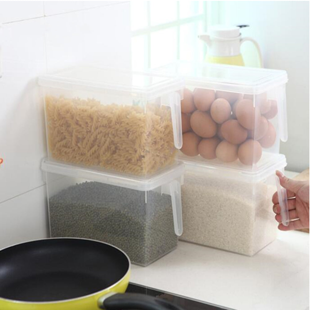 4Pcs Clear Refrigerator Food Storage Container