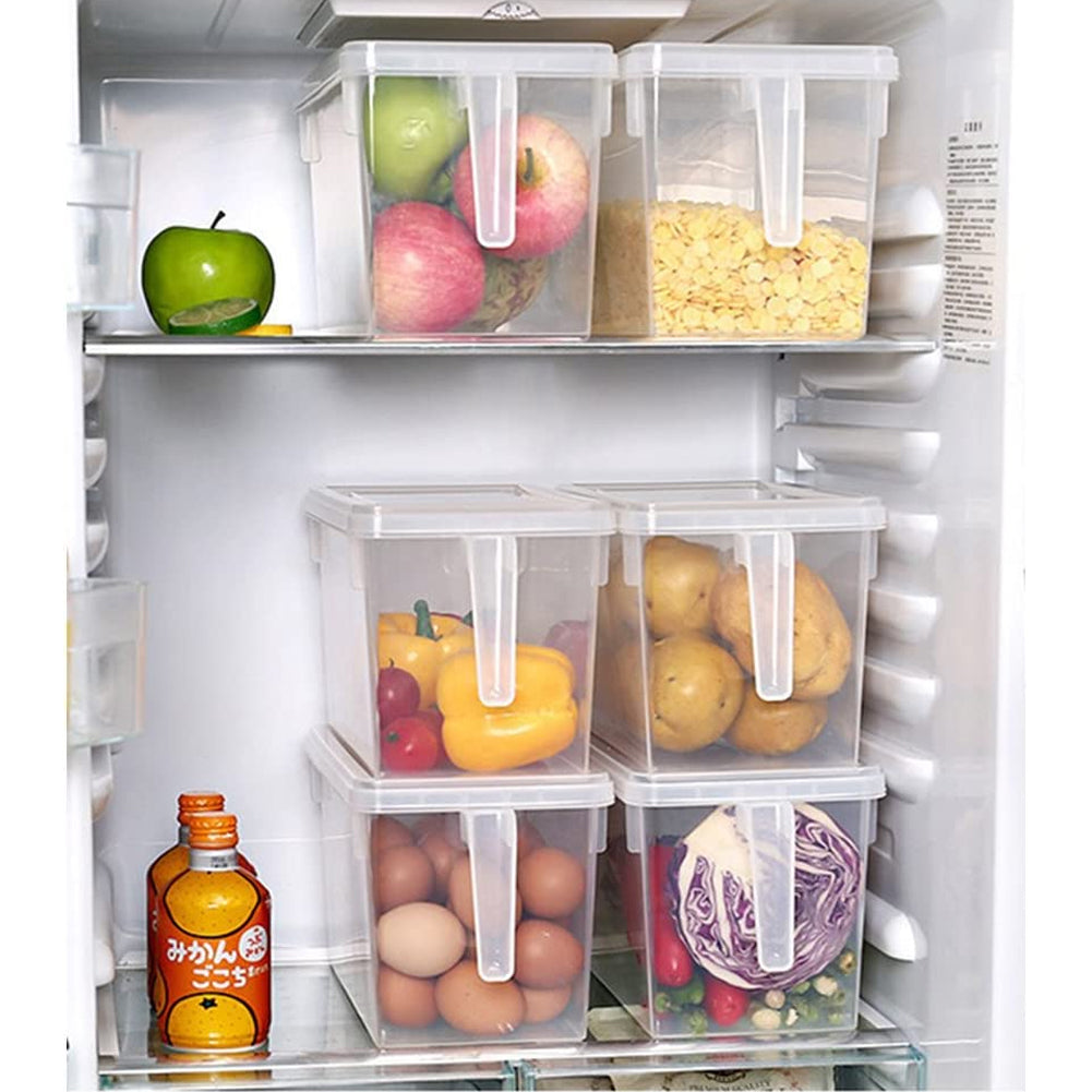 4Pcs Clear Refrigerator Food Storage Container