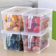 4Pcs Clear Refrigerator Food Storage Container