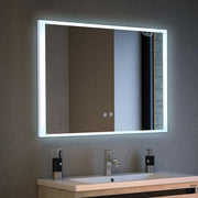 Frameless Anti-Fog Dimmable LED Wall Mirror