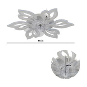 Modern Flower Shape Ceiling Fan with Light