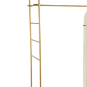 Modern Metal Clothes Rail with Mirror