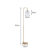 Contemporary Arc Arm Floor Lamp