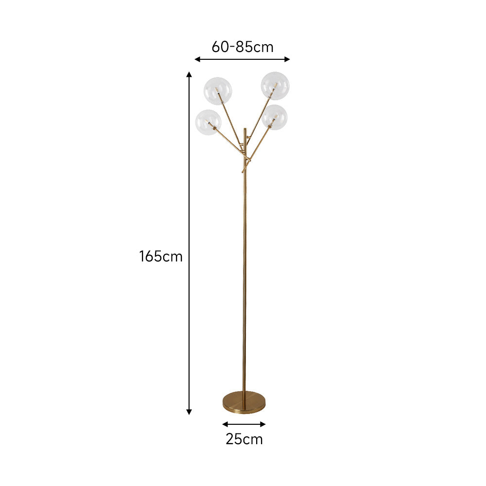 4 Light Tree Floor Lamp