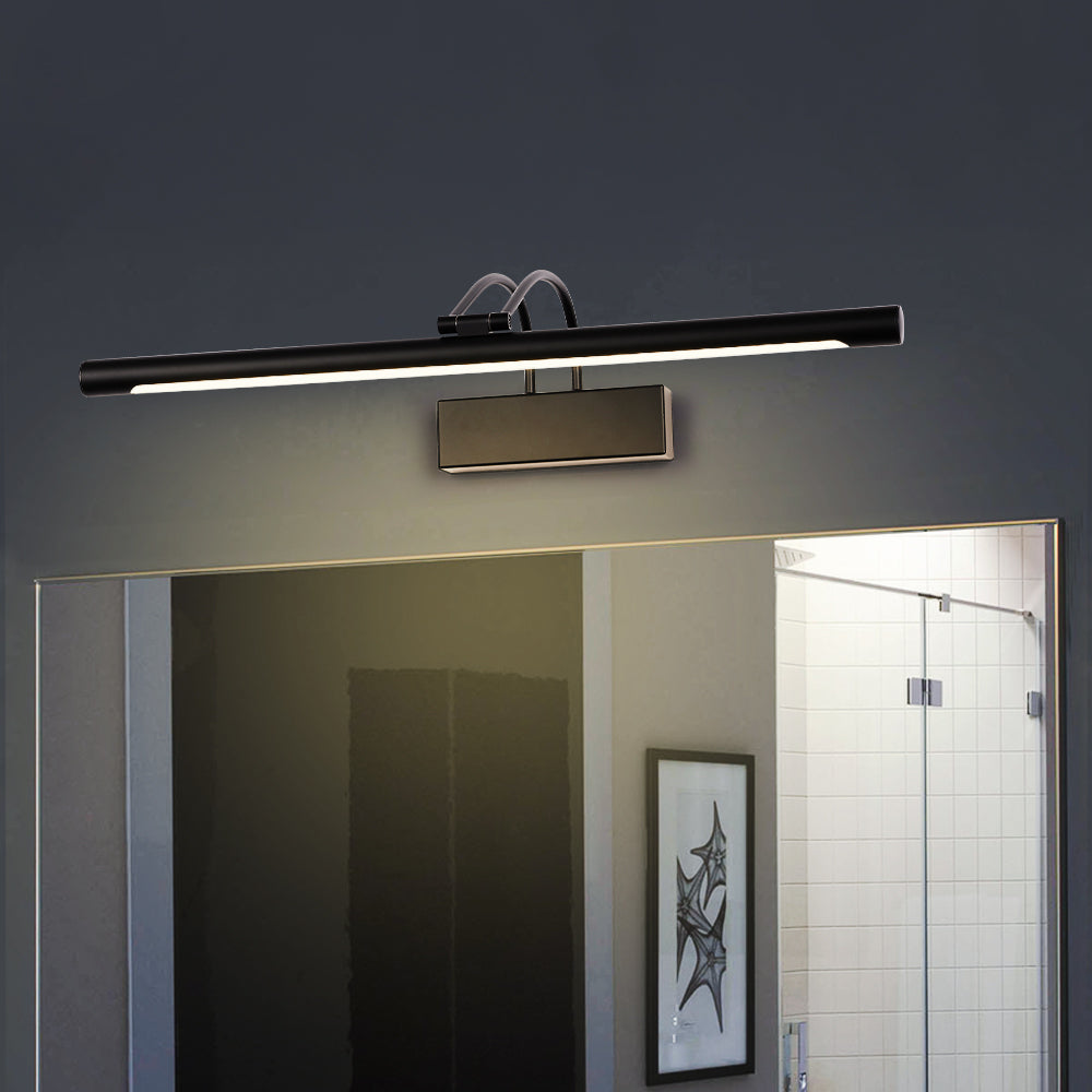 Modern Black LED 1-Light Bathroom Vanity Sconce