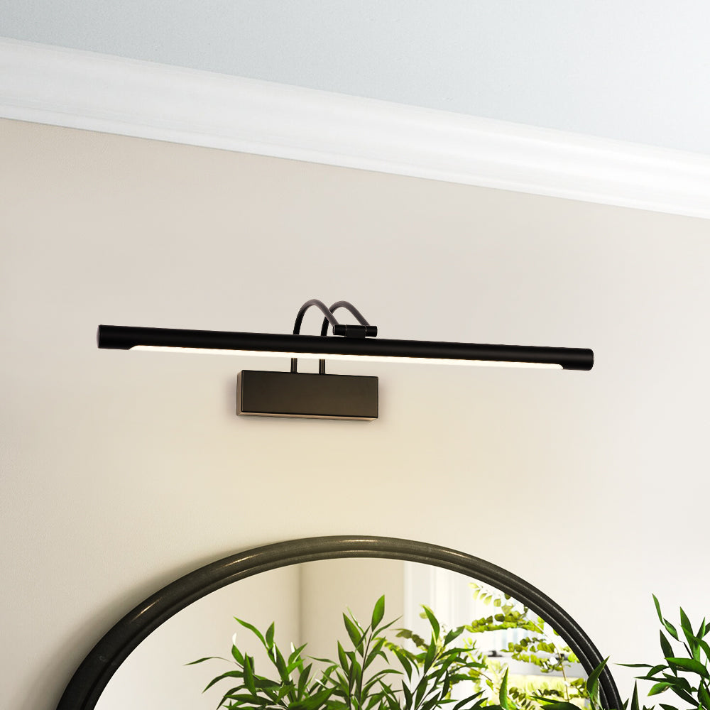 Modern Black LED 1-Light Bathroom Vanity Sconce