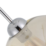 1 Light Globe Hanging Ceiling Light with Glass Lampshade