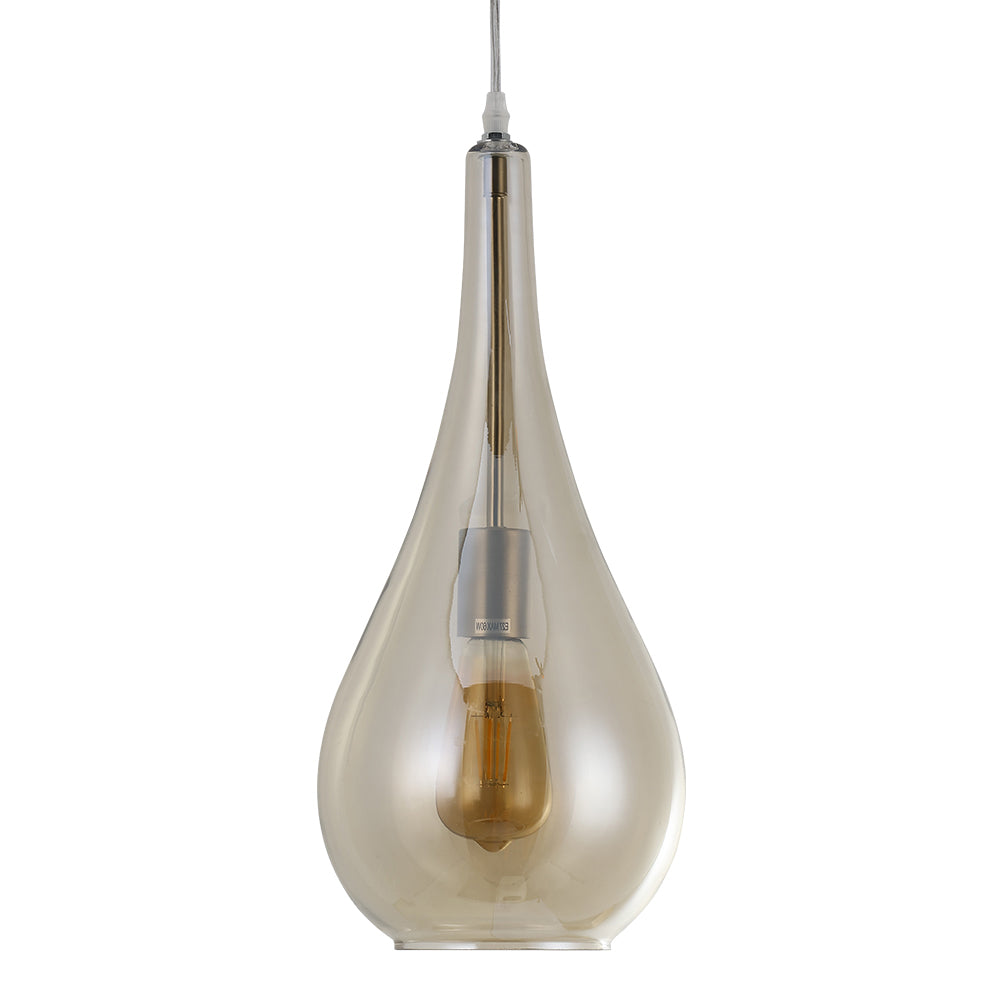 Droplet Glass 1 Head Pendant Light Fixture