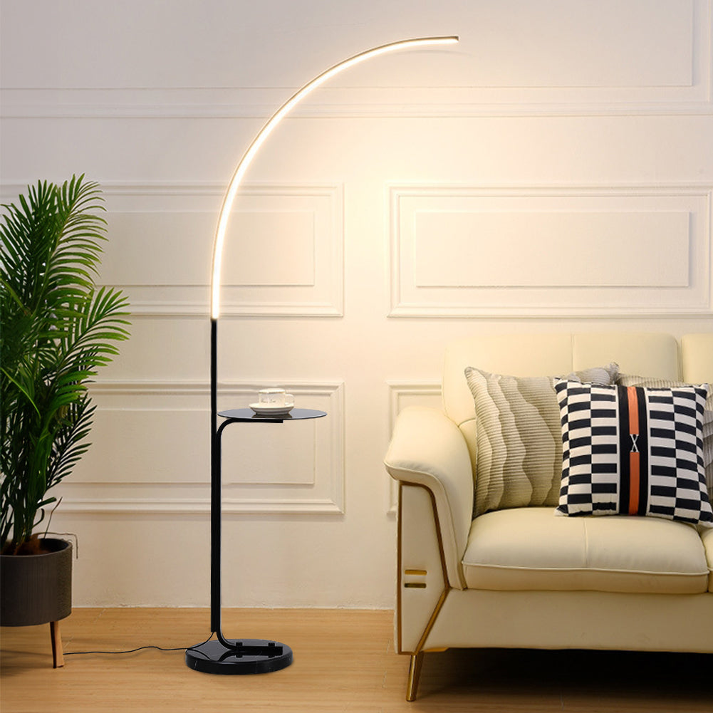 Modern Minimalist LED Arc Floor Lamp