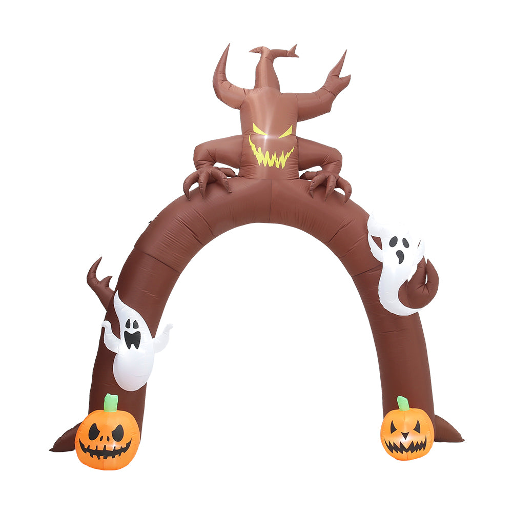 Arch Ghost Pumpkins Halloween Inflatable