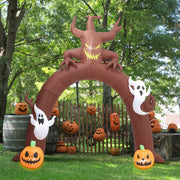 Arch Ghost Pumpkins Halloween Inflatable