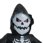 Blow Up Outdoor Halloween Grim Reaper Inflatable with Blue Lights