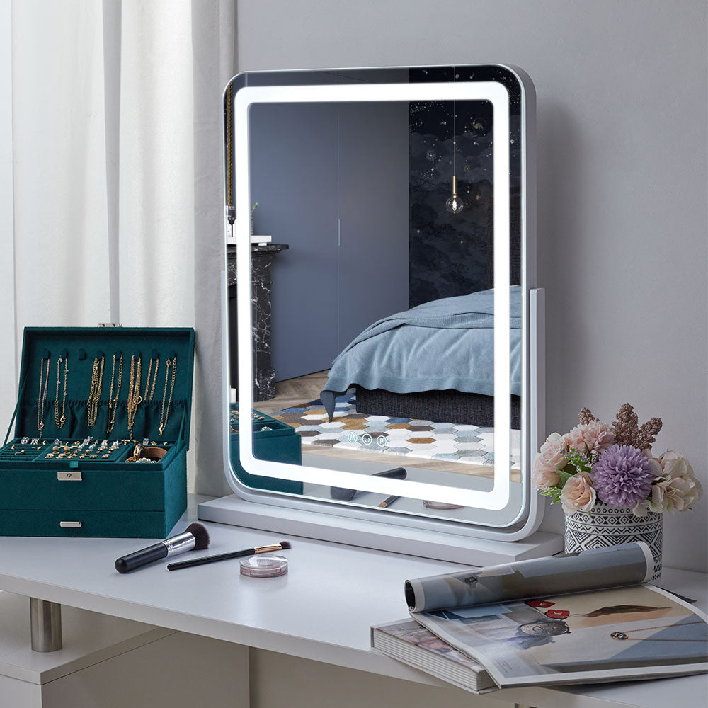 Adjustable Frameless LED Makeup Vanity Mirror