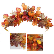 Artificial Autumn Maple Leaves Swag for Halloween Thanksgiving Decor