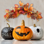 Artificial Autumn Maple Leaves Swag for Halloween Thanksgiving Decor