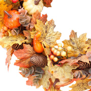 Artificial Wreath for Halloween Thanksgiving Decor