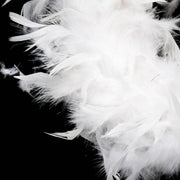 2M White Feather Boa Suitable for Party Wedding Christmas Tree Decoration