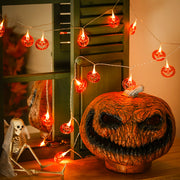 Halloween Smiley Pumpkin LED String Lights Party Decor