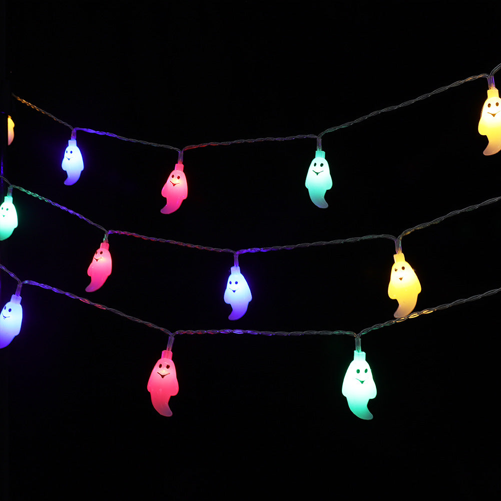 Halloween 20 LED Ghost String Lights for Decoration