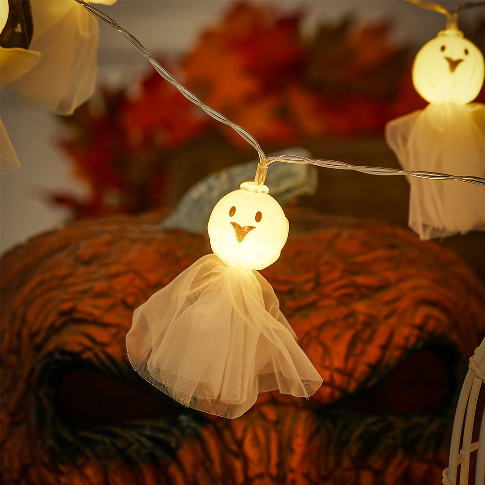 Halloween 20 LED Ghost String Lights for Home and Party Decoration