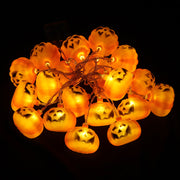 Halloween Pumpkin LED String Lights Battery Operated Decor