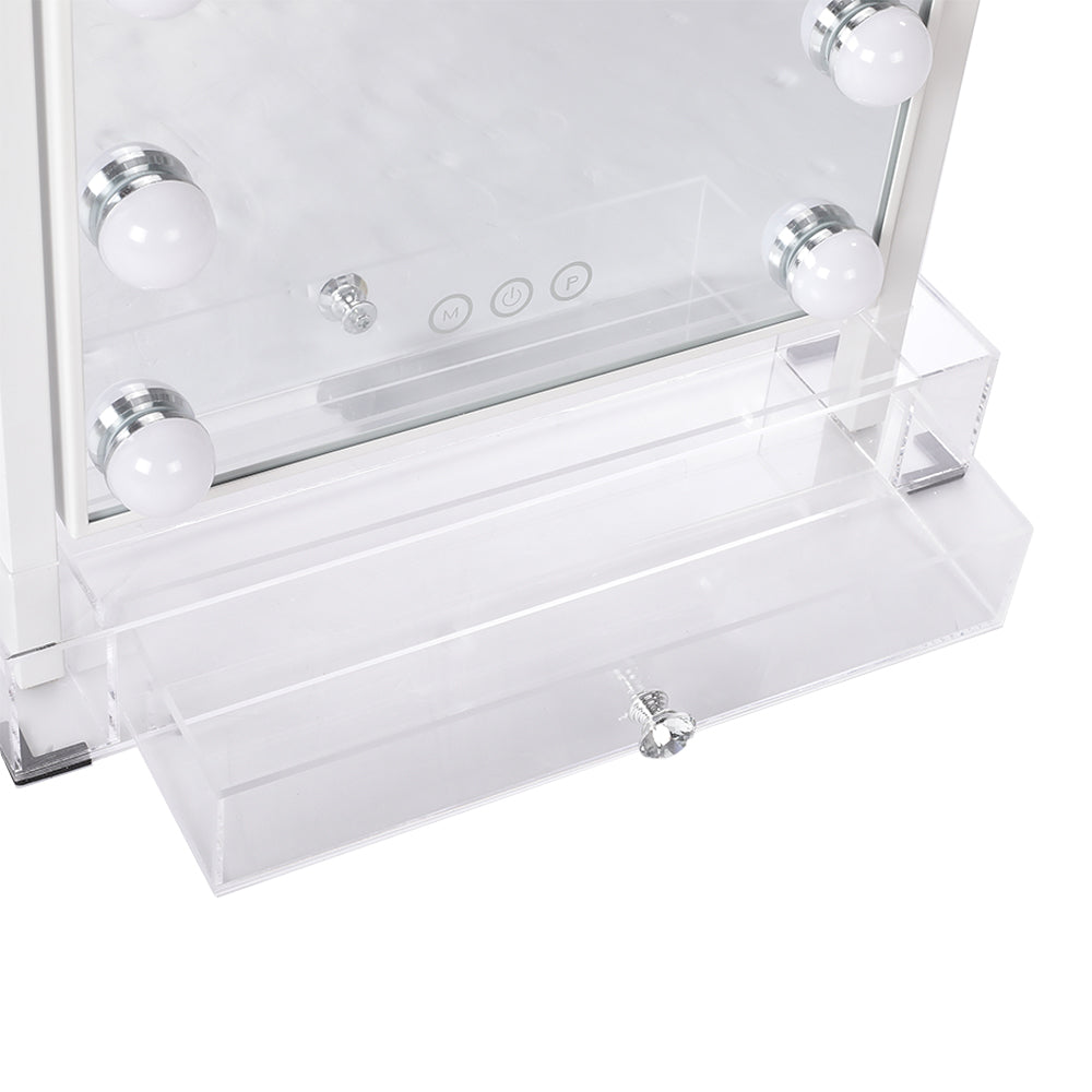 Rectangular Hollywood Vanity Makeup Mirror