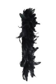 Black Feather Wreath with Lights for Halloween