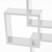 White Wooden Cube Floating Shelf