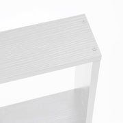 White Wooden Cube Floating Shelf