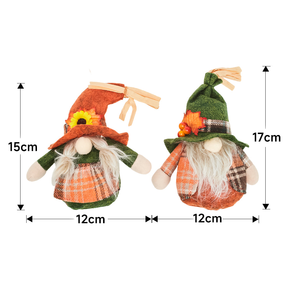 2 Pack Faceless Gnomes Holiday Home Decoration