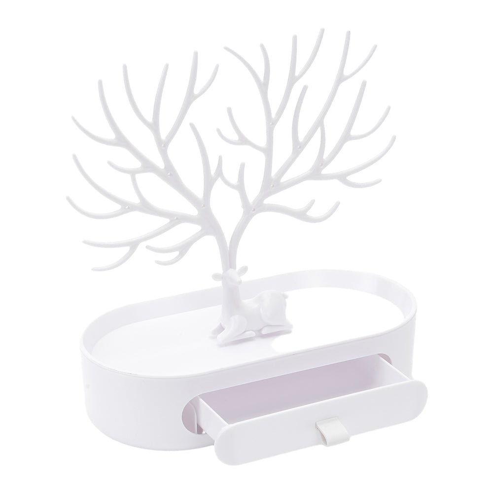 Plastic Antlers Tree Jewelry Organizer Stand