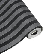 Classic Black and Grey Stripes Non Pasted PVC Wallpaper