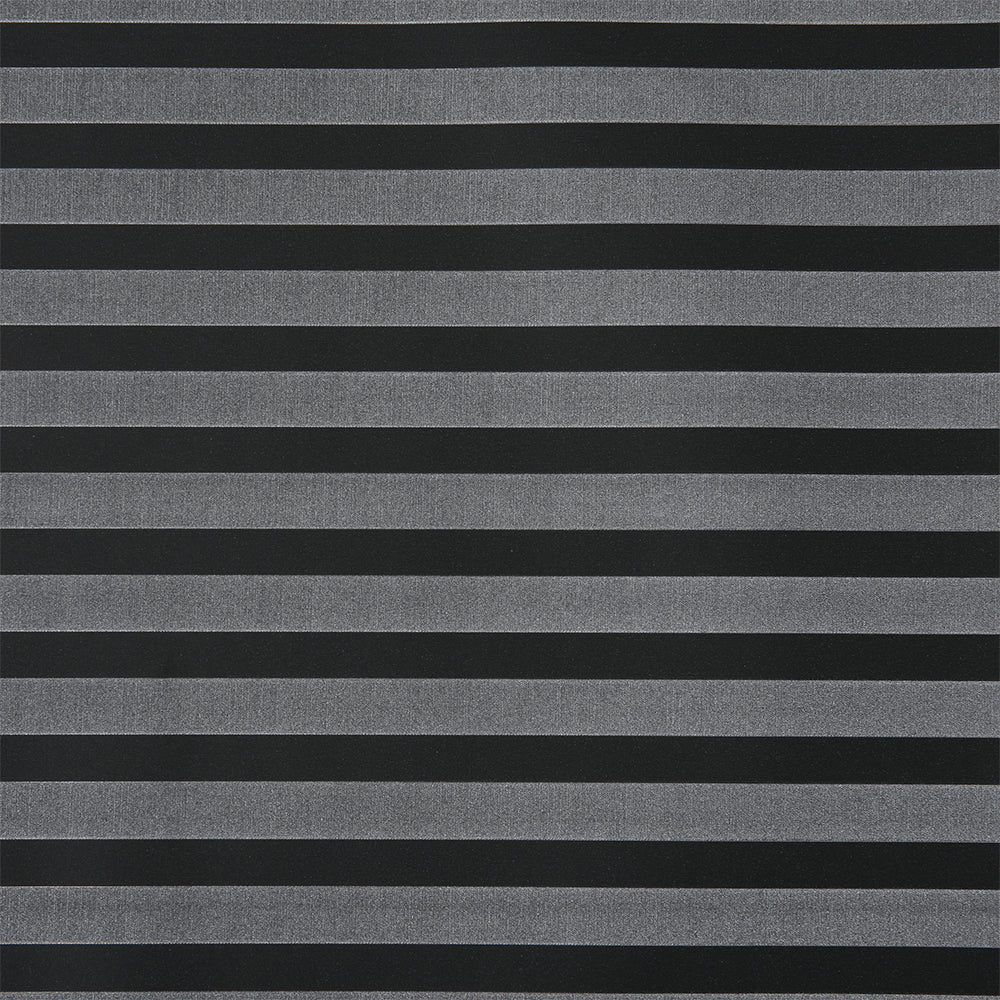 Classic Black and Grey Stripes Non Pasted PVC Wallpaper