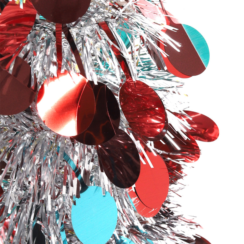 150cm Tinsel Multi Colour Christmas Tree