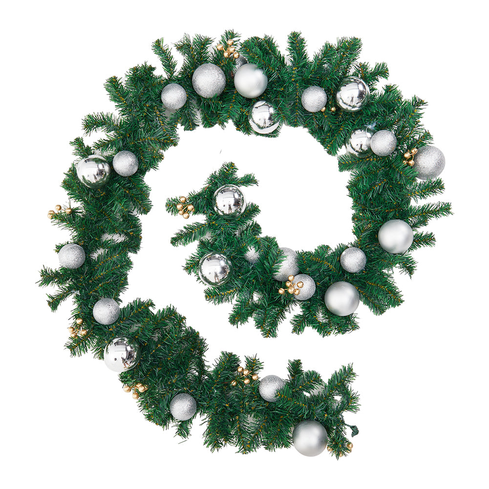 Artificial Plastic Pine Garland Christmas Hanging Decoration