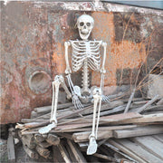 Halloween Realistic Full Body Skeleton Prop Decoration Posable Joints