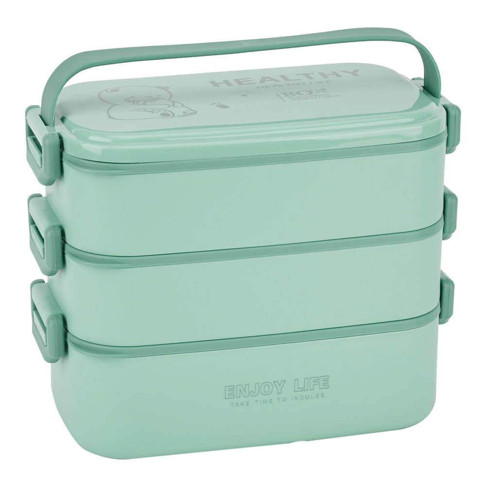 Stackable Bento Lunch Box with Handle 3 Layer, KT0047