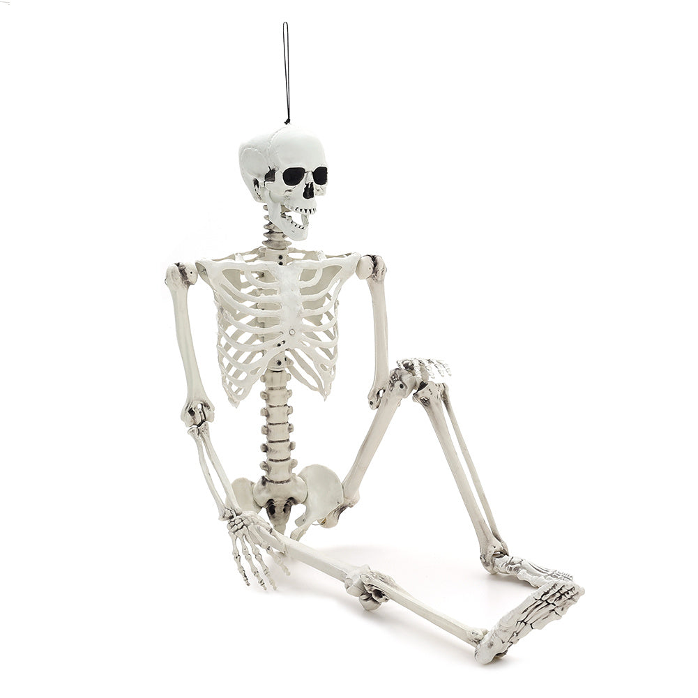 Halloween Realistic Full Body Skeleton Prop Decoration Posable Joints