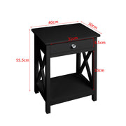 Top Open End Table Classic Side Table for Living Room and Bedroom End Table Living and Home 