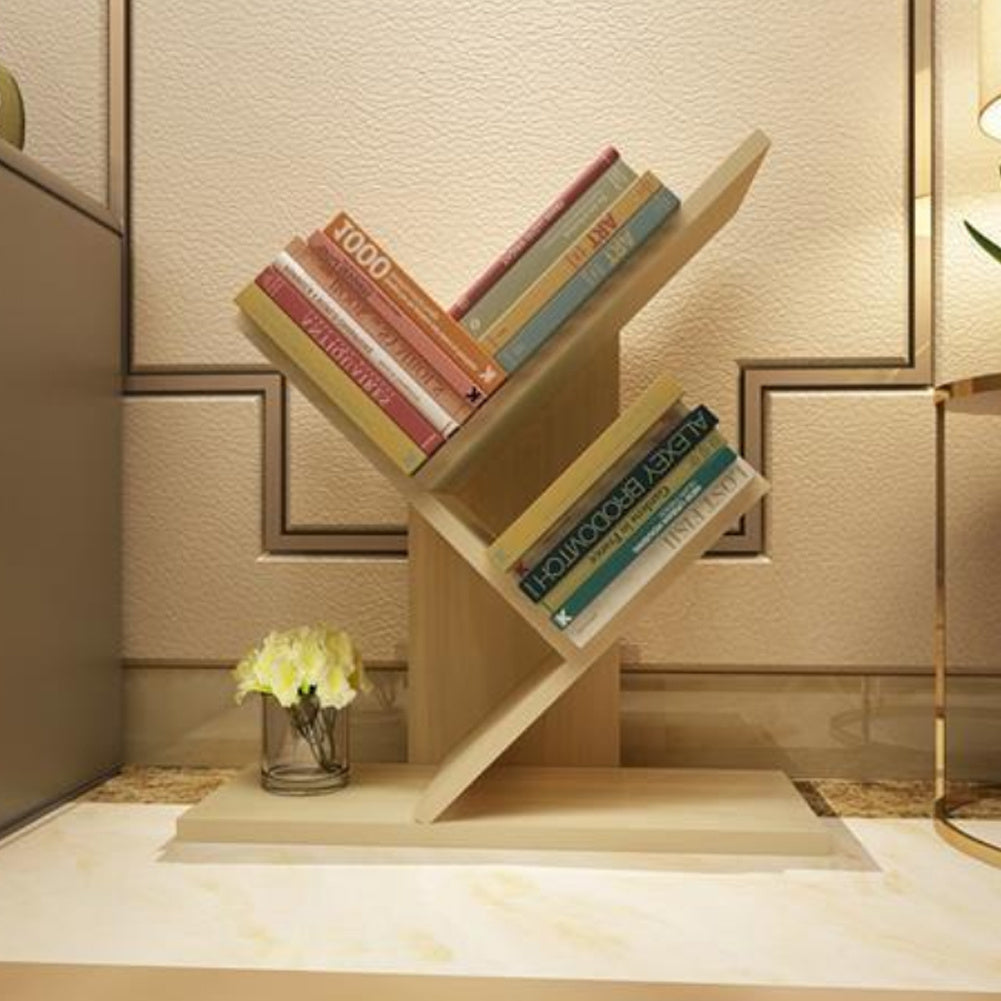 Small Desktop Bookcase Storage Shelf