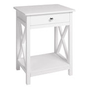 Top Open End Table Classic Side Table for Living Room and Bedroom End Table Living and Home 