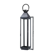 Black old Decorative Lanterns Stainless Steel Candle Lanterns Outdoor Lighting Living and Home 