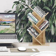 Small Desktop Bookcase Storage Shelf