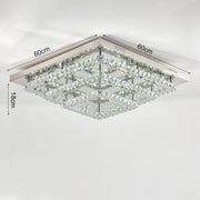 86w LED Crystal Ceiling Lights Pendant Chandelier Lamp Ceiling Light Living and Home 