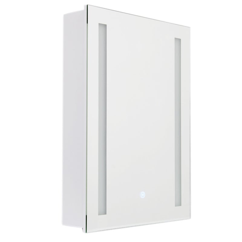 Rectangle LED Illuminated Bathroom Mirror Cabinet (23.62Inch) Bathroom Mirror Cabinets Living and Home 