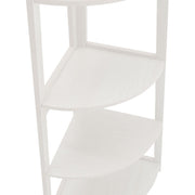 5 Tier Corner Shelf Storage Display White Shelves & Racks Living and Home 